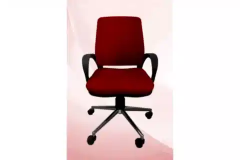 ZİENA OFİS ÇALIŞMA SANDALYESİ TEKERLEKLİ, KIRMIZI