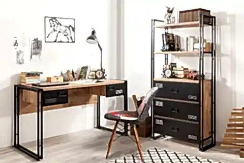 COSMO CORTEX KİTAPLIK VE ÇALIŞMA MASASI TAKIMI