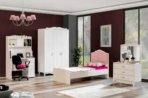 SU GENÇ ODASI TAKIMI, BEYAZ, 3 KAPAKLI