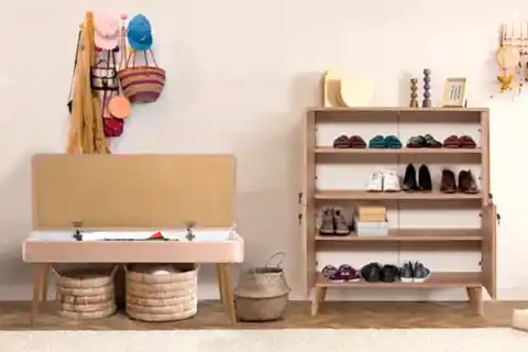 MULTİKABİN POSY AYAKKABILIK ANTRE TAKIMI, SONOMO TAŞ RENGİ