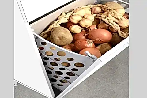 İNCİ KİRLİ ÇAMAŞIR SEPETLİ DOLAP, 6 RAFLI, BEYAZ