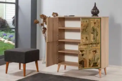 MULTİKABİN MADAME DOLAP AHŞAP AYAK