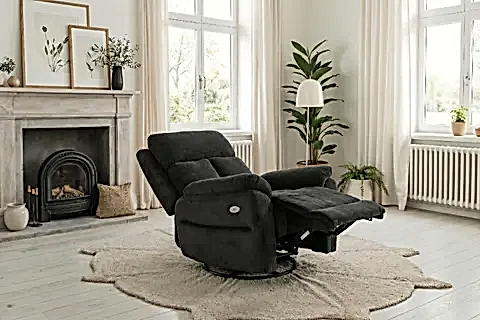 AMSTERDAM MASAJLI ELEKTRIKLI TV KOLTUĞU SALLANIR, ANTRASİT