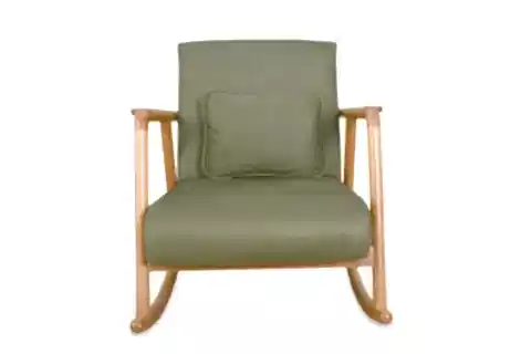MİNİTO SALLANAN SANDALYE, YEŞİL, NATUREL