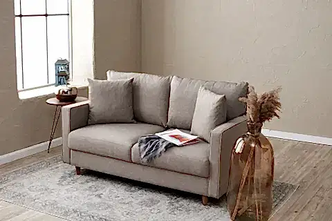 EVA SERİSİ İKİLİ KOLTUK, KREM