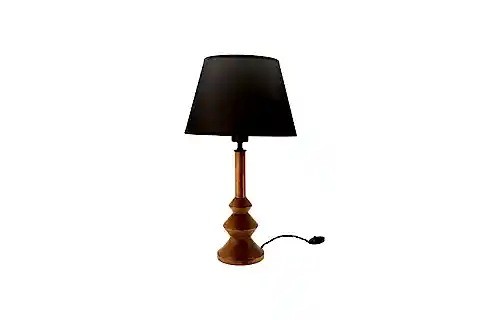 MASSELLO DESIGN ELEGANTE AHŞAP ABAJUR, MASA LAMBASI, CEVİZ