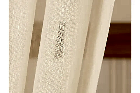 MASSARELLİ KETEN TÜL BUĞDAY RENGİ 1-2 SEYREK PİLE 100X260