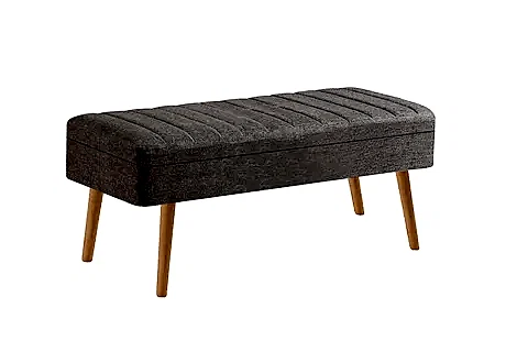 VİNA KUMAŞLI SANDIKLI BENCH, ATLANTİK ANTRASİT 1053