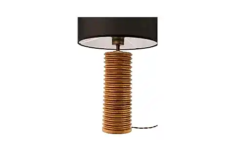 MASSELLO DESIGN HEAVY AHŞAP ABAJUR - MASA LAMBASI CEVİZ