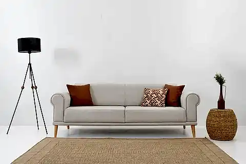STEP ÜÇLÜ KOLTUK, KREM