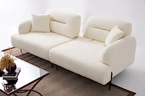 ELLAS ÜÇLÜ KANEPE, KREM