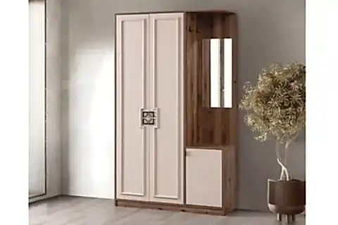 FERSA ASKILIKLI AYNALI PORTMANTO VESTİYER