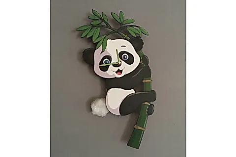 PANDA DEKORATİF SARKAÇLI DUVAR SAATİ