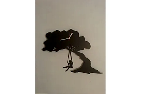 AĞAÇ DEKORATİF SARKAÇLI DUVAR SAATİ