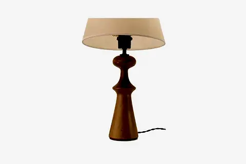 MASSELLO DESIGN DIMNESS AHŞAP ABAJUR, MASA LAMBASI, CEVİZ