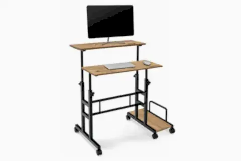 YÜKSEKLİK AYARLI LAPTOP MASASI, ATLANTİK ÇAM, 80X60