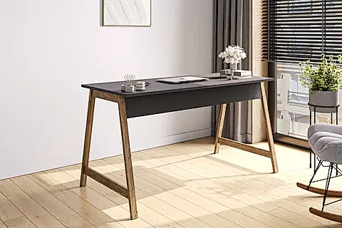 LAGOMOOD DENGE  ÇALIŞMA MASASI, ANTRASİT CEVİZ 120 CM