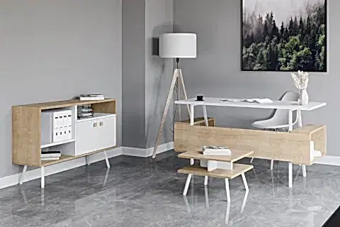 LAGOMOOD İRONY MAXİ OFİS DOLABI, BEYAZ MEŞE