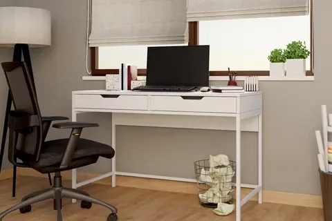 MİDOSER DURU ÇALIŞMA MASASI BEYAZ
