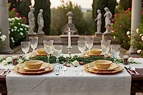 CORİNTH YEMEK TAKIMI, 6 KİŞİLİK, KOTON KREM