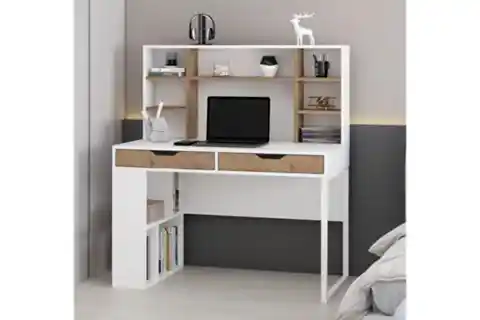 MİLA ÇALIŞMA MASASI, BEYAZ RAHLE