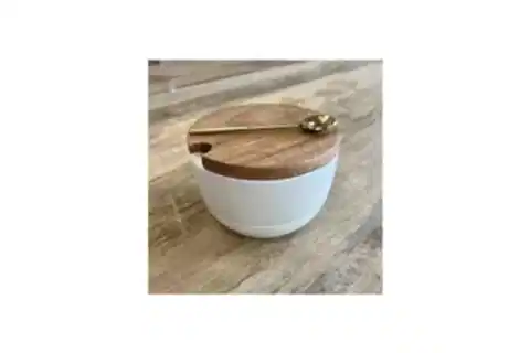 MERMER  AHŞAP KAPLI KASE SUNUM KASESİ