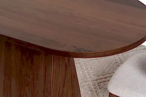 TİTUS AHŞAP KAPLAMALI MDF YEMEK MASASI