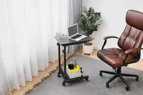 YÜKSEKLİK AYARLI YARDIMCI C SEHPA, ANTRASİT, 60X40