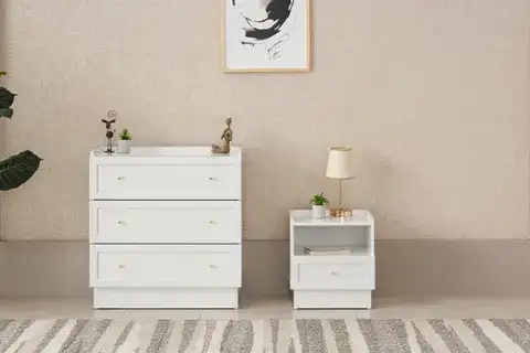 BOSTON ŞİFONYER, 3 ÇEKMECELİ