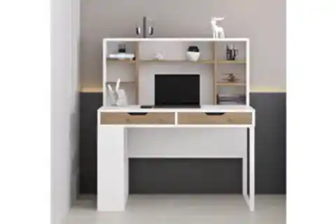 MİLA ÇALIŞMA MASASI, BEYAZ RAHLE