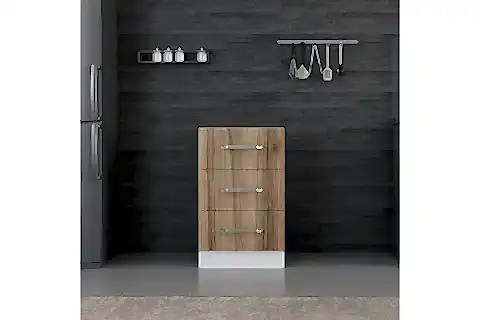 MİNAR MUTFAK ALT MODÜL, DORE BEYAZ