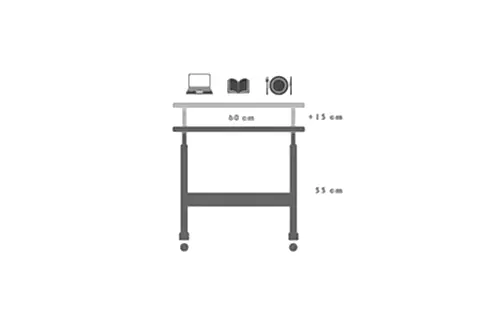 YÜKSEKLİK AYARLI LAPTOP SEHPASI, ATLANTİK ÇAM