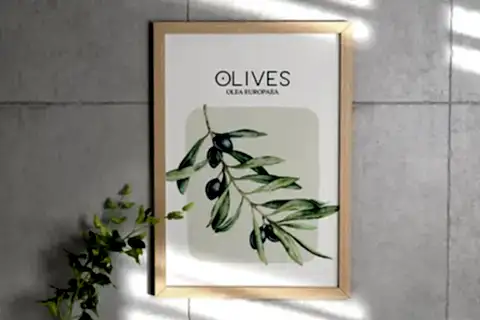 OLIVES&LEMONS İKİLİ ÇERÇEVELİ TABLO
