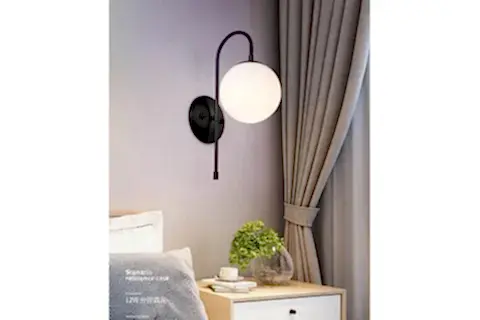 CAMLI DUVAR APLİK, SİYAH
