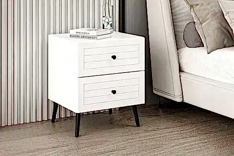 LİVO KOMODİN, BEYAZ
