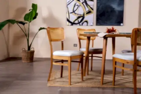 HAZERAN İSKANDİNAV SANDALYE, MEŞE KREM