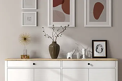 LUMERA İSKANDİNAV KONSOL, 4 KAPAKLI 2 ÇEKMECELİ
