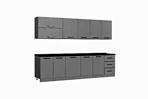MİNAR BASİC 300 CM MUTFAK DOLABI BEYAZ 300-B1