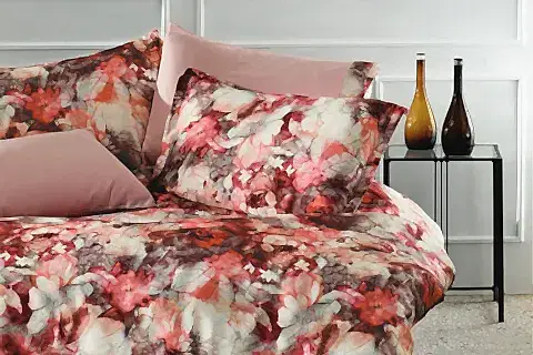 ROSELAND CRASH SATEN NEVRESİM TAKIMI, PEMBE