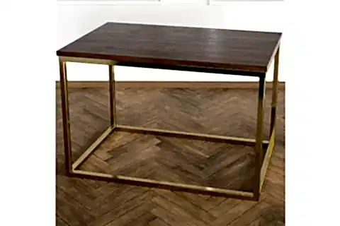POTRİCA YAN SEHPA, PİRİNÇ AYAK, CEVİZ TABLA