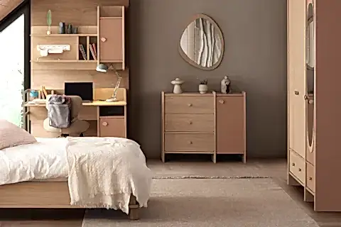 OSAKA ÇOCUK ODASI ŞİFONYERİ, AYNALI