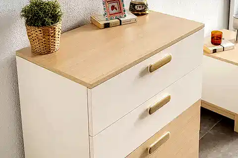 MOKİDO ŞİFONYER, 4 ÇEKMECELİ, AYTAŞI MEŞE