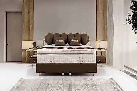 TİTANİK BAZA BAŞLIK YATAK, 160X200