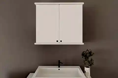 RUDA BANYO DOLABI, BEYAZ, İKİ KAPAKLI