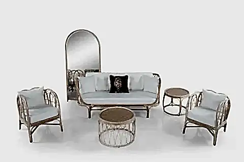 SOFA ÜÇLÜ BAHÇE OTURMA TAKIMI