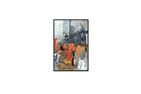 SOYUT ÇERÇEVELİ YAĞLI BOYA DOKULU TABLO, YD2115, 60X90