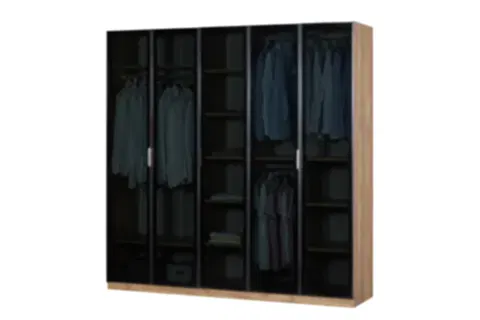 ETİ CAM GARDIROP, 5 KAPAKLI