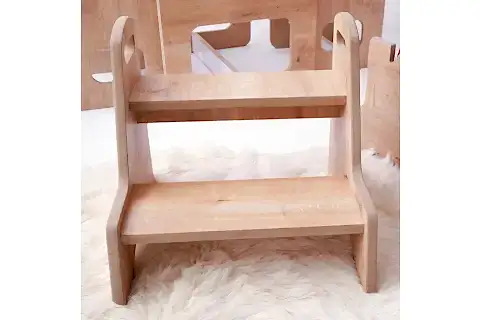 BEBEK ÇOCUK BASAMAĞI, KAHVERENGİ