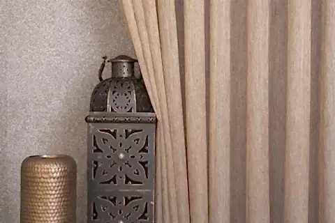 MASSARELLİ ETAMİN ŞANTUKLU TÜL KAHVE PİLESİZ 100X260