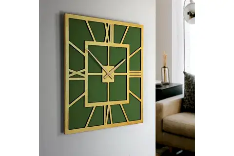 MODERN AHŞAP DUVAR SAATİ